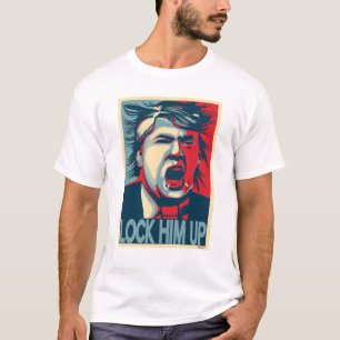 LÅSA HONOM UPP denTrumf hoppaffischen Tee Shirt