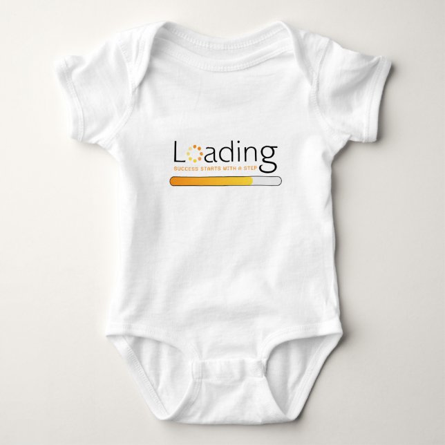 Läsa in - lyckas med början med ett steg t shirt (Framsida)