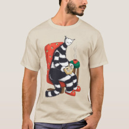 Läsa Kat Bok Älskare T Shirt