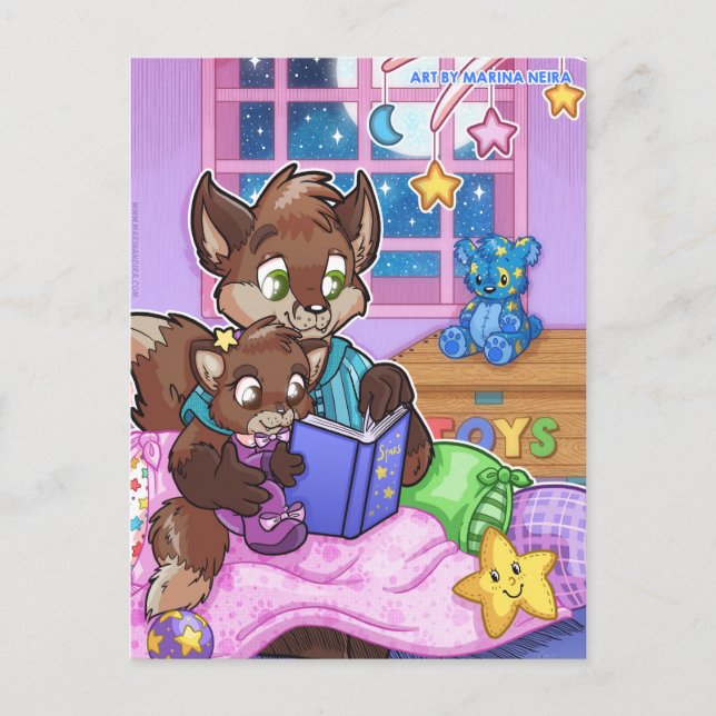 Läsa med vykort för pappa (Framsida)