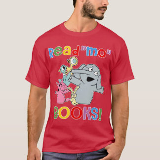 läsa mo bokar lärares bibliotek klubb piggie eleph t shirt