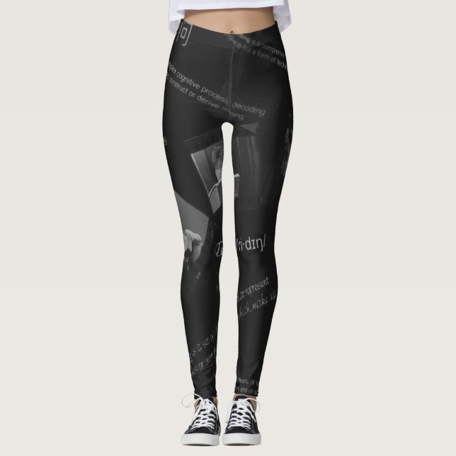 Läsa Photogram Leggings (Framsida)