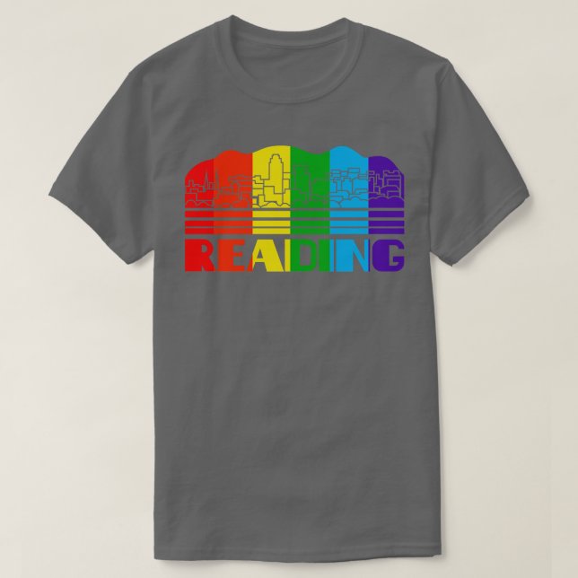 Läsa Pride Läsa hbt-stöd för hbt-hbt-hbt T Shirt (Design framsida)