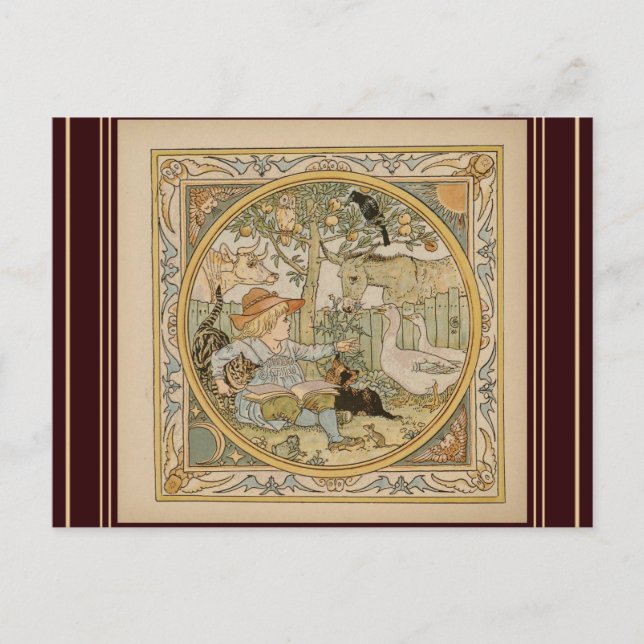 Läsa Roligt Vykort (Framsida)