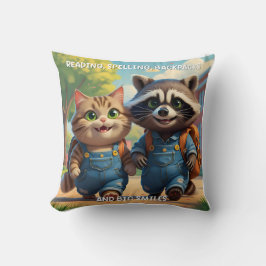 Läsa, stava, ryggsäckar och miles kudde