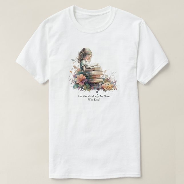 Läsa T-Shirt (Design framsida)