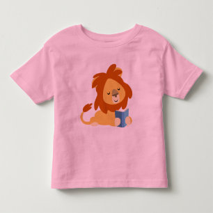 Läsa Tecknad Lejona barn T-shirt