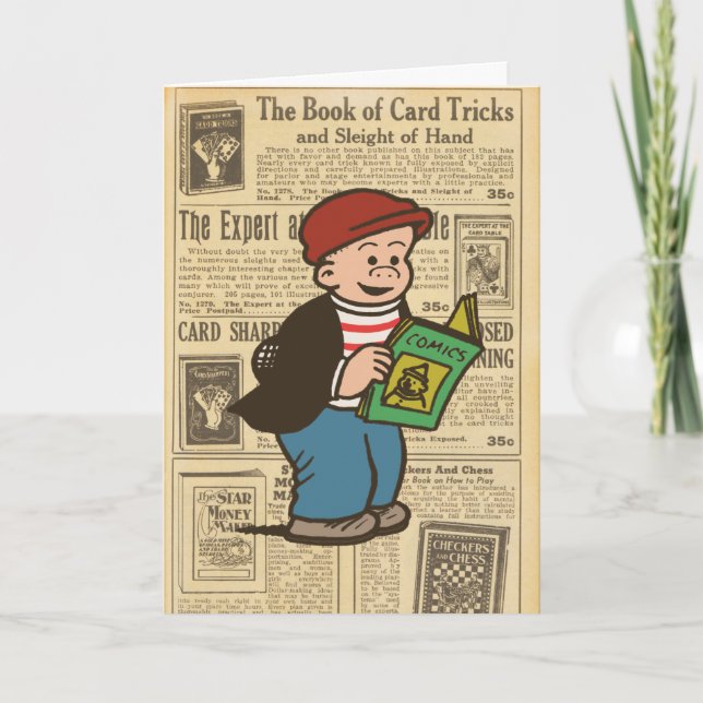 "Läsa Tecknader" anteckningskort (Framsida)