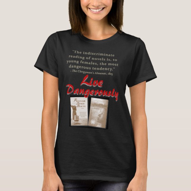 läsa tema kvinnors t-shirt (Framsida)