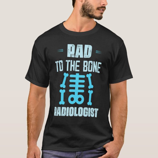 Läsa till benröntgenläkaren röntgenröntgen Tech Ra T Shirt (Framsida)