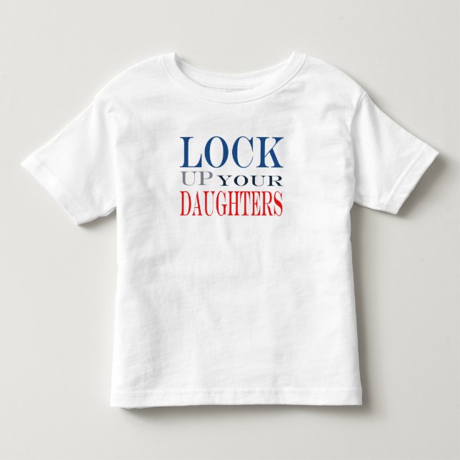 Låsa upp dina döttrar tee (Framsida)