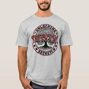Låsa upp historiens hemliga Genealogy Livets träd T Shirt
