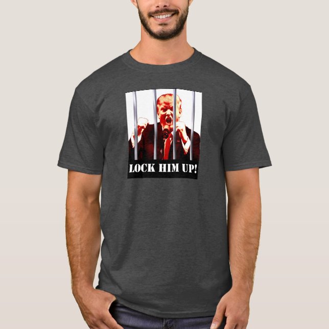Låsa upp honom - den Trunp t-skjortan Tee (Framsida)
