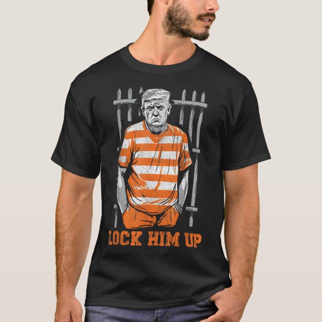 Låsa upp honom, Donald Trump 2024 går till Ja T Shirt (Framsida)