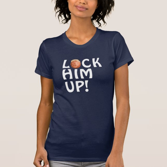 "Låsa upp honom!", Med fett ansikte för trumf Tee Shirt (Framsida)