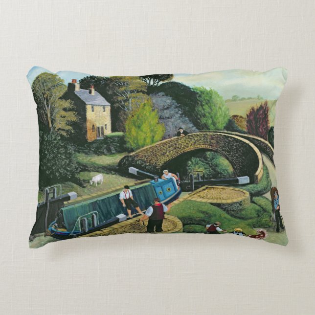 Låsa ut prydnadskudde (Framsidan)