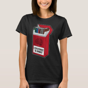Läsa vid risk för dumme t shirt