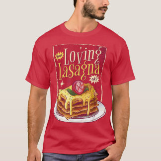 Lasagna Food Gifts italiensk lasagna Vegetarian T Shirt