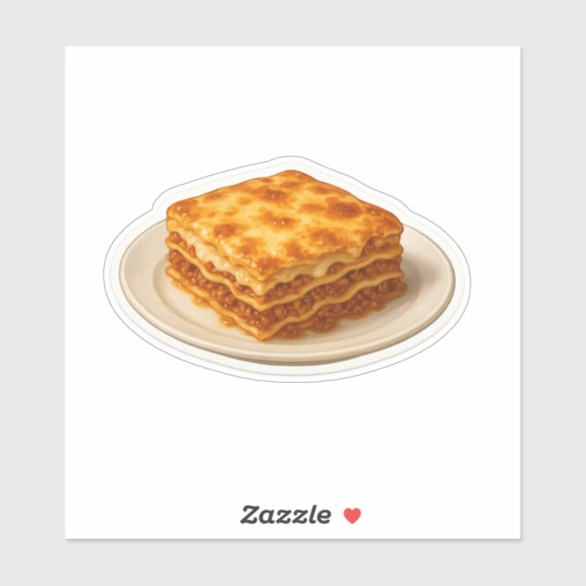 Lasagna Klistermärken (Ark)