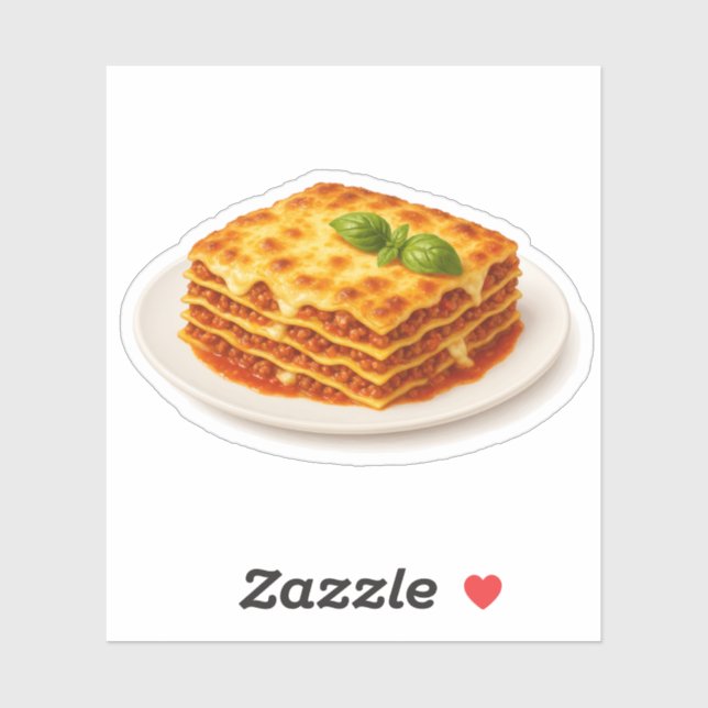 Lasagna Klistermärken (Ark)