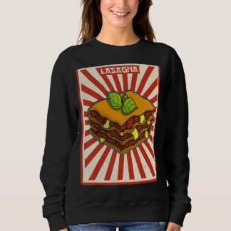 Lasagna Pasta Italien Cuisine Italienska Food T Shirt