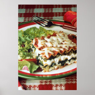 Lasagnamiddag Poster