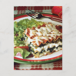 Lasagnamiddag Vykort