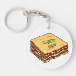 Lasagnas tecknad illustration