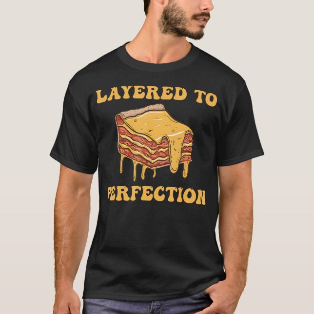 Lasagne i perfekt lager t shirt (Framsida)