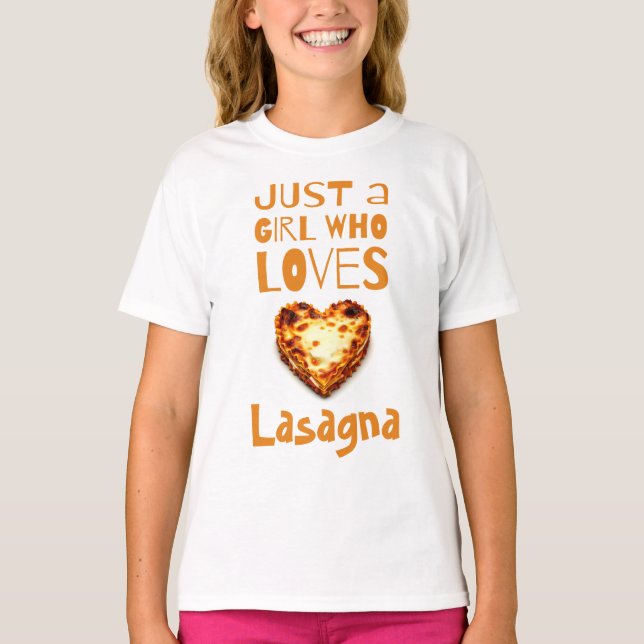 Lasagne kärlek t shirt (Framsida)