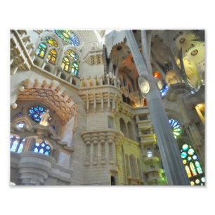 LaSagrada Familia kyrka Fototryck