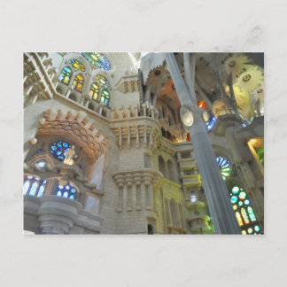 LaSagrada Familia kyrka Vykort
