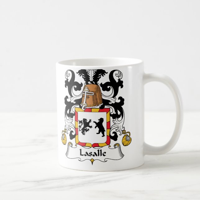 LaSalle familjvapensköld Kaffemugg (Höger)