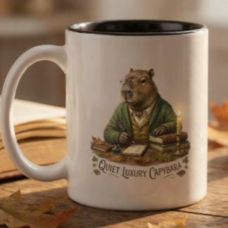 Läsande Capybara-Mugg – Söt Bokälskare Kaffe kopp 