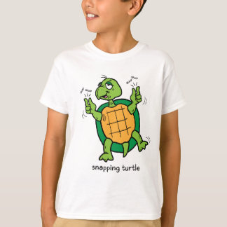 låsande fast sköldpadda t-shirt