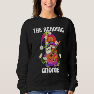 Läsande Gnome God Jul Tie Dye Pyjamas T Shirt