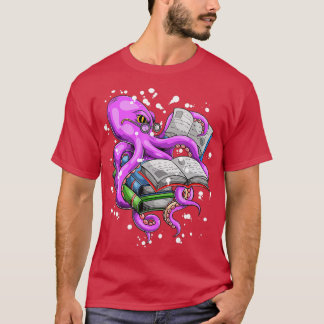 Läsande Octopus T Shirt