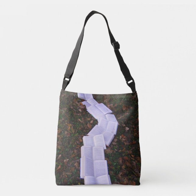 Läsare för Bok Väg Axelväska (Baksida)