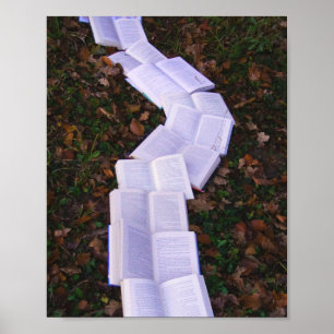 Läsare för Bok Väg Poster