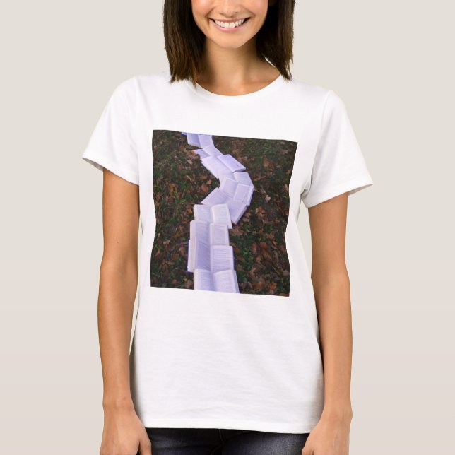 Läsare för Bok Väg T Shirt (Framsida)