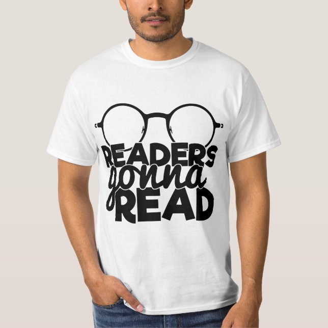 Läsare kommer att läsa läsning och svärd bokmask t shirt (Framsida)