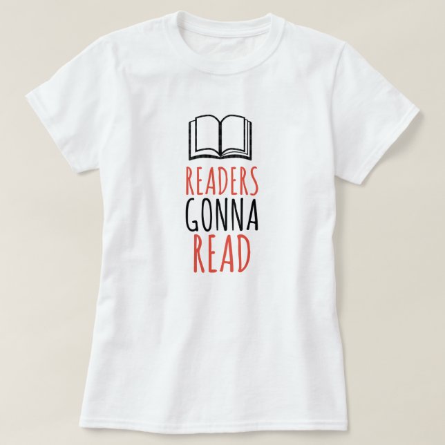 Läsare kommer att läsa T-Shirt (Design framsida)