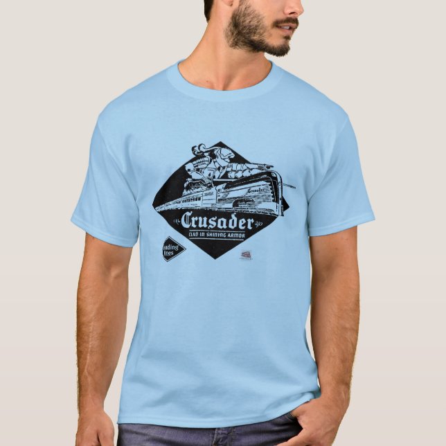 Läsare Railroad Crusader Streamliner    T Shirt (Framsida)