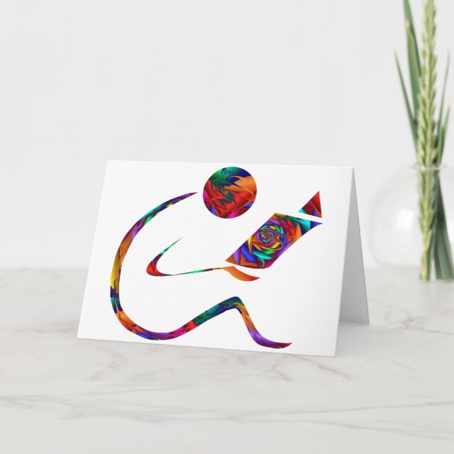Läsaren - Fantasy Blank Card Kort (Framsida)