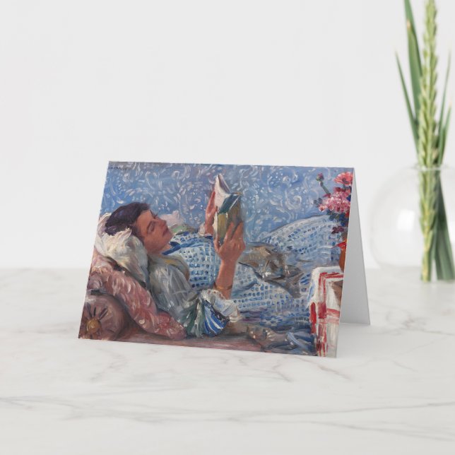 Läsaren | Lovis Corinth Kort (Framsida)