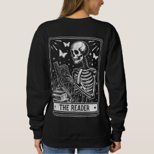 Läsaren Skeleton Läser boklover Halloween T Shirt