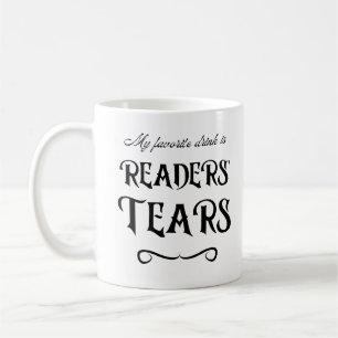 Läsarens Tårar Funny Mug för skrivprogram och förf Kaffemugg