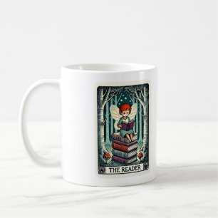 Läsarens Tarot Card Fairy Kaffemugg