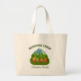 Läsarlagets äventyrsväntar Totebag Jumbo Tygkasse