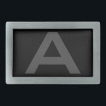 Låsbeslag i det moderna kvadratiska bälte med det<br><div class="desc">Modern lås i kvadrat bälte med början på det anpassade namnet. Coolans Helgdag eller födelsedagsgåva för manar. Mall för elegant typografi. Anpassa med ditt eget monogram. Skapa en till pappa,  make,  pojkvän,  morbror,  farfar osv.</div>